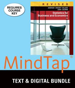 Bundle: Statistics for Business and Economics, Revised, 12th + MindTap Business Statistics Printed Access Card