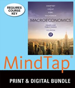 Bundle: Macroeconomics: Private and Public Choice, 15th + MindTap Economics, 1 Term (6 Months) Printed Access Card