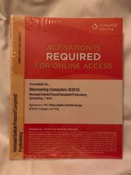 CourseMate, 1 Term (6 Months) Printed Access Card for Vermaat/Sebok/Freund/Campbell/Frydenberg's Discovering Computers 2016