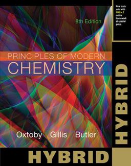 Principles of Modern Chemistry, Hybrid Edition (with OWLv2 Printed Access Card) 8th 9781305395893 Front Cover