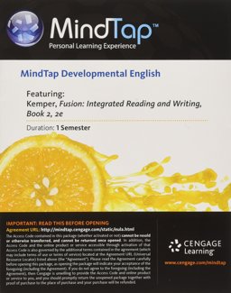 MindTap Developmental English, 1 Term (6 Months) Printed Access Card for Kemper/Meyer/Van Rys/Sebranek's Fusion: Integrated Reading and Writing, Book 2