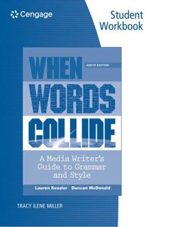 Student Workbook for Kessler/McDonald's When Words Collide, 9th 9th 9781305411067 Front Cover