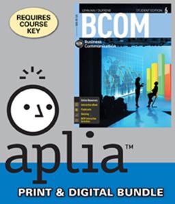 Bundle: BCOM 6 (with CourseMate Printed Access Card), 6th + Aplia(tm) with Cengage Learning Write Experience 2. 0 Powered by Myaccess, 1 Term (6 Months) Printed Access Card