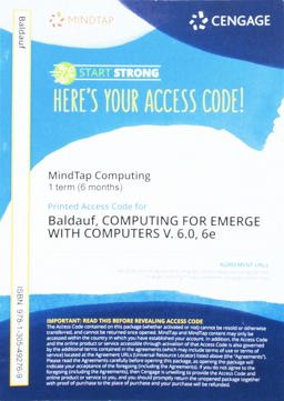 MindTap Computing, 1 Term (6 Months) Printed Access Card for Baldauf/Amer's Emerge with Computers V. 6. 0