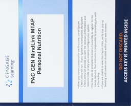 LMS Integrated for MindTap Nutrition, 1 Term (6 Months) Printed Access Card for Boyle's Personal Nutrition, 9th LMS Integrated for MindTap Nutrition, 1 Term (6 Months) Printed Access Card for Boyle's Personal Nutrition, 9th