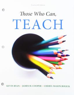 Those Who Can, Teach 14th 9781305496866 Front Cover