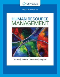 Human Resource Management:  9781305500709 Front Cover