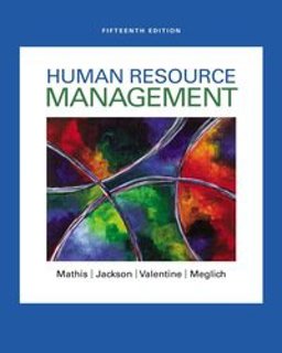 Human Resource Management 15th 9781305500754 Front Cover