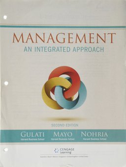 Management An Integrated Approach 2nd 9781305502109 Front Cover