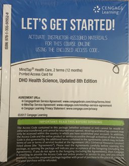 MindTap Basic Health Sciences for Simmers/Simmers-Nartker/ Simmers-Kobelak's DHO Health Science Updated [Instant Access], 2 terms (12 months) 8th 9781305509528 Front Cover
