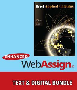 Bundle: Brief Applied Calculus + WebAssign Printed Access Card for Stewart/Clegg's Brief Applied Calculus, 1st Edition, Single-Term