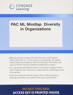 LMS Integrated for MindTap Management, 1 Term (6 Months) Printed Access Card for Bell's Diversity in Organizations