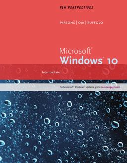 New Perspectives Microsoft Windows 10: Intermediate 1st 9781305579392 Front Cover