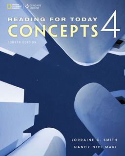 Reading for Today 4: Concepts 4th 9781305579996 Front Cover
