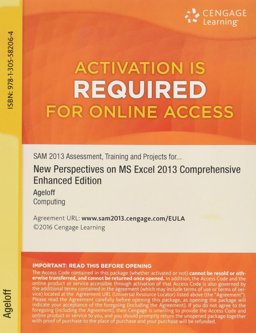 SAM 2013 Assessment, Training, and Projects with MindTap Reader, V3. 0 Multi-Term Printed Access Card for New Perspectives on Microsoft Excel 2013, Comprehensive Enhanced Edition