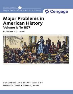Major Problems in American History:  9781305585294 Front Cover