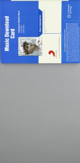 Download, 1 Term (6 Months) Printed Access Card for Wright's Listening to Western Music, 8th