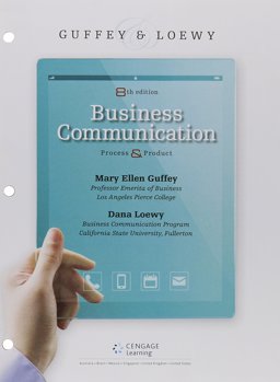 Bundle: Business Communication: Process and Product (Book Only), Loose-Leaf Version, 8th + MindTap Business Communication, 1 Term (6 Months) Printed Access Card
