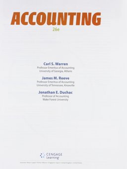 Bundle: Accounting, Loose-Leaf Version, 26th + CNOWv2, 2 Term Printed Access Card Bundle: Accounting, Loose-Leaf Version, 26th + CNOWv2, 2 Term Printed Access Card