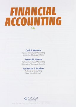 Bundle: Financial Accounting, Loose-Leaf Version,14th + CNOWv2, 1 Term (6 Months) Printed Access Card Bundle: Financial Accounting, Loose-Leaf Version,14th + CNOWv2, 1 Term (6 Months) Printed Access Card