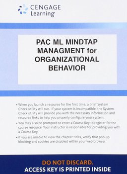 LMS Integrated for MindTap Management, 1 Term (6 Months) Printed Access Card for Griffin/Phillips/Gully's Organizational Behavior: Managing People and Organizations, 12th