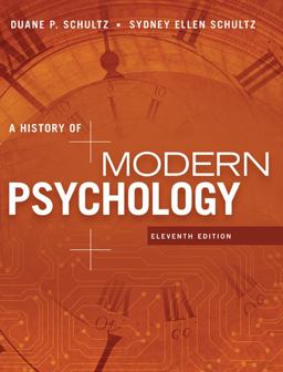 History of Modern Psychology 11th 9781305630048 Front Cover
