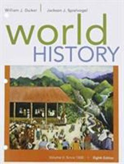 World History, Volume II: Since 1500 8th 9781305632202 Front Cover