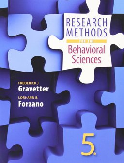 Research Methods for the Behavioral Sciences Research Methods for the Behavioral Sciences