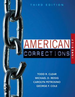 American Corrections in Brief:  9781305633735 Front Cover