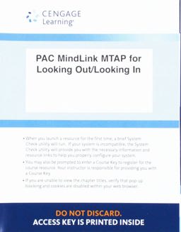 LMS Integrated for MindTap Speech, 1 Term (6 Months) Printed Access Card for Adler/Proctor's Looking Out, Looking In, 15th