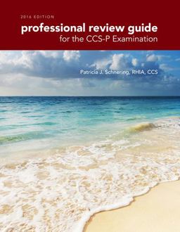 Professional Review Guide for the CCS-P Examination, 2016 Edition Includes Quizzing, 2 Terms (12 Months) Printed Access Card  9781305648586 Front Cover