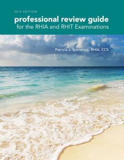 Professional Review Guide for the RHIA and RHIT Examinations  9781305648609 Front Cover
