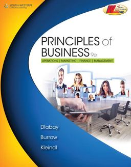 Principles of Business Principles of Business