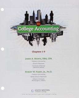 College Accounting, Chapters 1-9