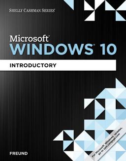 Shelly Cashman Series Microsoft Windows 10 Introductory  9781305656765 Front Cover