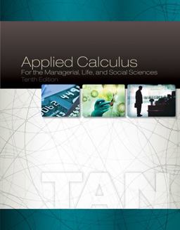 Applied Calculus for the Managerial, Life, and Social Sciences:  9781305657861 Front Cover