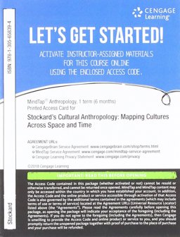 MindTap Anthropology for Stockard/Blackwood's Cultural Anthropology: Mapping Cultures Across Space and Time [Instant Access] 1 term (6 months) 1st 9781305658394 Front Cover