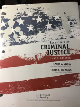 Essentials of Criminal Justice