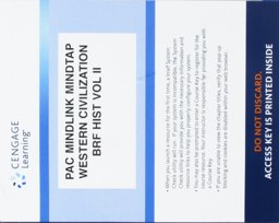 LMS Integrated for MindTap History, 1 Term (6 Months) Printed Access Card for Spielvogel's Western Civilization: a Brief History, Volume II: Since 1500, 9th