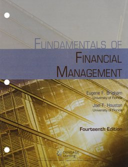 Bundle: Fundamentals of Financial Management, Loose-Leaf Version, 14th + LMS Integrated for MindTap Management, 2 Terms (12 Months) Printed Access Card