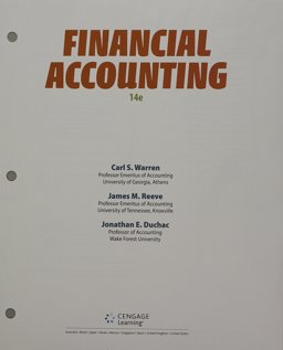 Bundle: Financial Accounting, Loose-Leaf Version, 14th + CNOWv2, 1 Term Printed Access Card (2) Bundle: Financial Accounting, Loose-Leaf Version, 14th + CNOWv2, 1 Term Printed Access Card (2)