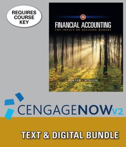 Bundle: Financial Accounting: the Impact on Decision Makers, Loose-Leaf Version, 10th Edition + CNOWv2, 1 Term Printed Access Card