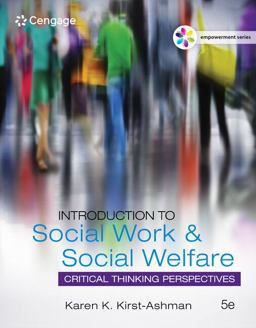 MindTap Social Work for Kirst-Ashman's Empowerment Series: Introduction to Social Work & Social Welfare: Critical Thinking Perspectives [Instant Access], 1 term (6 months) 5th 9781305859111 Front Cover