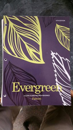 Evergreen A Guide to Writing with Readings 10th 2015 9781305860087 Front Cover