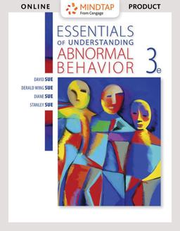 MindTap Psychology, 1 Term (6 Months) Printed Access Card for Sue/Sue/Sue's Essentials of Understanding Abnormal Behavior
