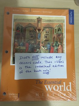 Llf Essential World History Vol I - 1800