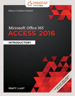MindTap Computing for Pratt/Last's Shelly Cashman Series Microsoft Office 365 & Access 2016: Comprehensive [Instant Access], 1 term (6 months) 1st 9781305870673 Front Cover