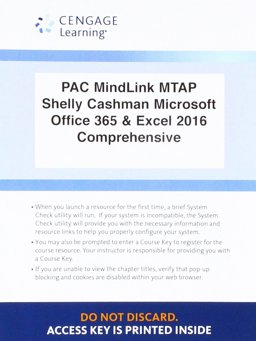 LMS Integrated MindTap Computing, 1 Term (6 Months) Printed Access Card for Freund/Starks/Schmieder's Shelly Cashman Series Microsoft Office 365 and Excel 2016: Comprehensive