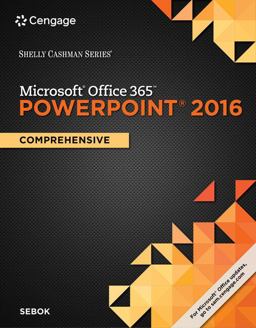 MindTap Computing, 1 Term (6 Months) Printed Access Card for Sebok's Shelly Cashman Series Microsoft Office 365 and PowerPoint 2016: Comprehensive