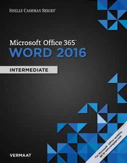 Shelly Cashman Series Microsoft Office 365 and Word 2016